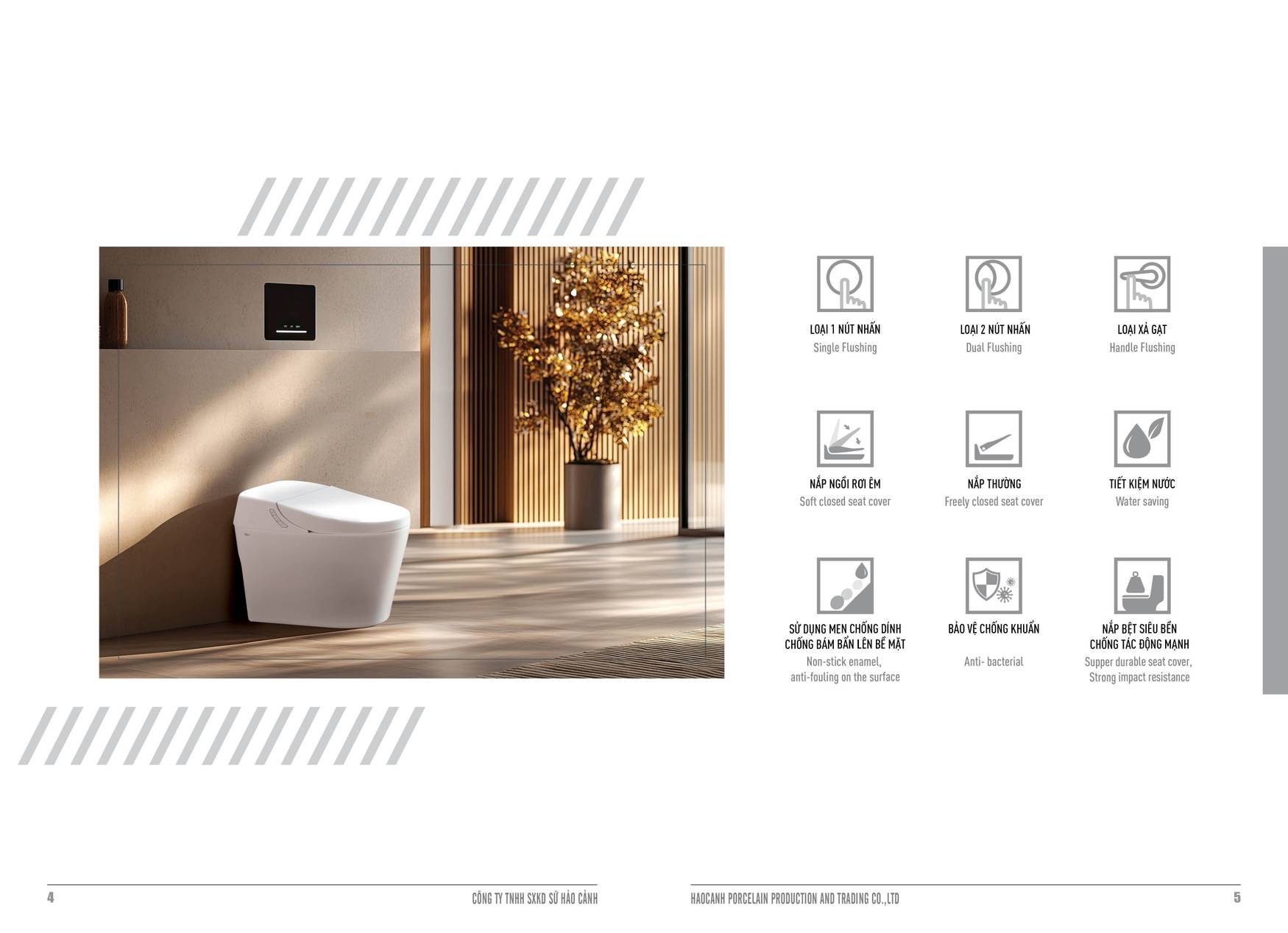Bảng giá và Catalogue Thiết bị vệ sinh Hảo Cảnh HC mới nhất 2025 /Page 2
